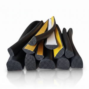 BORRACHA DE VEDAÇÃO ADESIVA SEMI-REDONDA