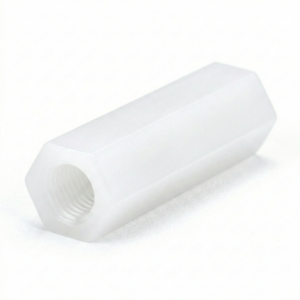 ESPAÇADOR SEXTAVADO EM NYLON BRANCO - FÊMEA-FÊMEA