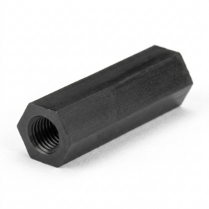 ESPAÇADOR SEXTAVADO EM NYLON PRETO - FÊMEA-FÊMEA