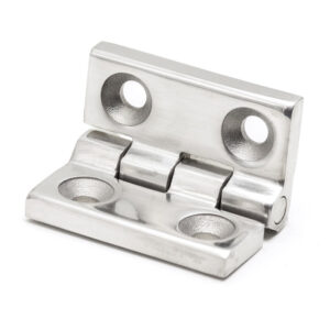 DOBRADIÇA 40X40 EM AÇO INOX 304 COM FURAÇÃO