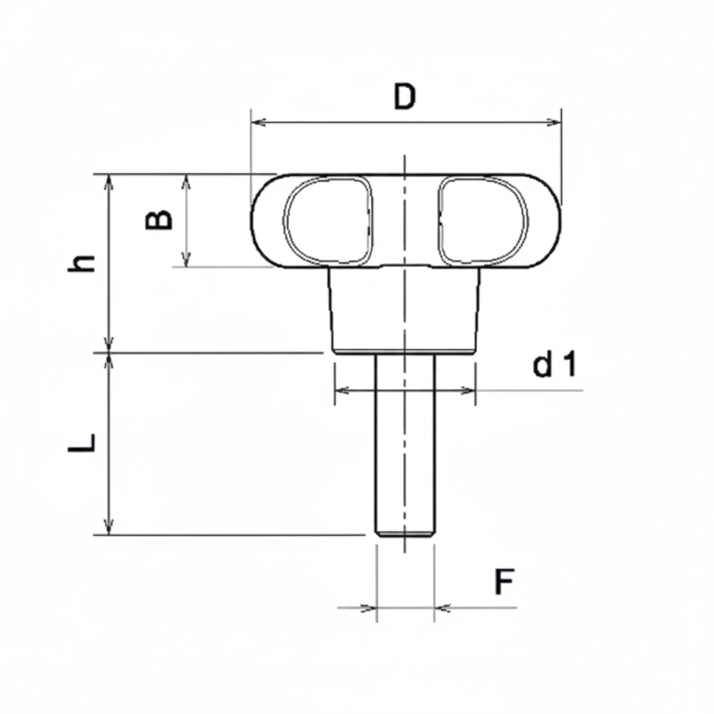 3 Manipulo Margarida em PP Macho Desenho Tecnico