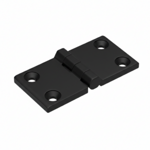 DOBRADIÇA 50X76 ZAMAK PRETO COM FURAÇÃO