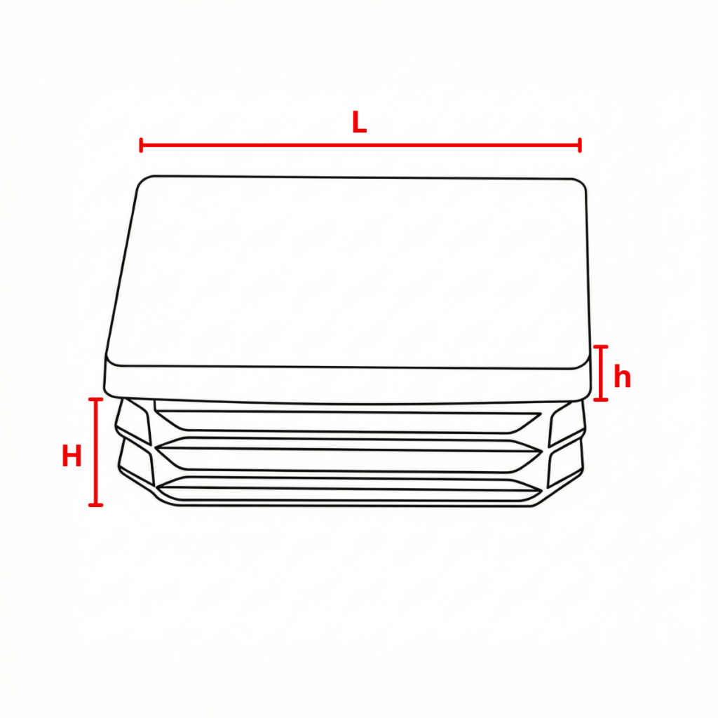 7 Ponteira Quadrada Desenho Tecnico