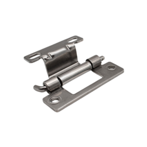 DOBRADIÇA OCULTA INVISÍVEL 120° PINO REMOVÍVEL INOX 304