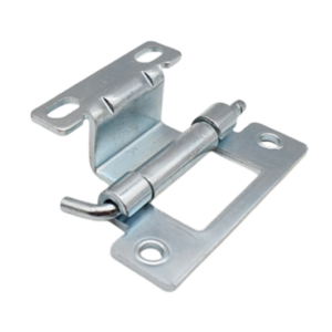 DOBRADIÇA OCULTA INVISÍVEL 120° PINO REMOVÍVEL AÇO ZINCADO