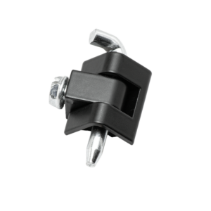 DOBRADIÇA SEMI-EMBUTIDA 1 FURO ZAMAK PRETO