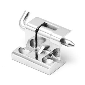 DOBRADIÇA SEMIEMBUTIDA 2 FURO CROMADO