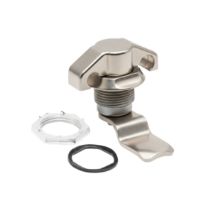 FECHO LINGUETA BORBOLETA INOX COM PORTA CADEADO