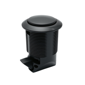 FECHO DE BOTÃO RETRÁTIL PRETO