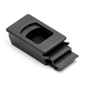 FECHO DESLIZANTE DE EMBUTIR ABS PRETO