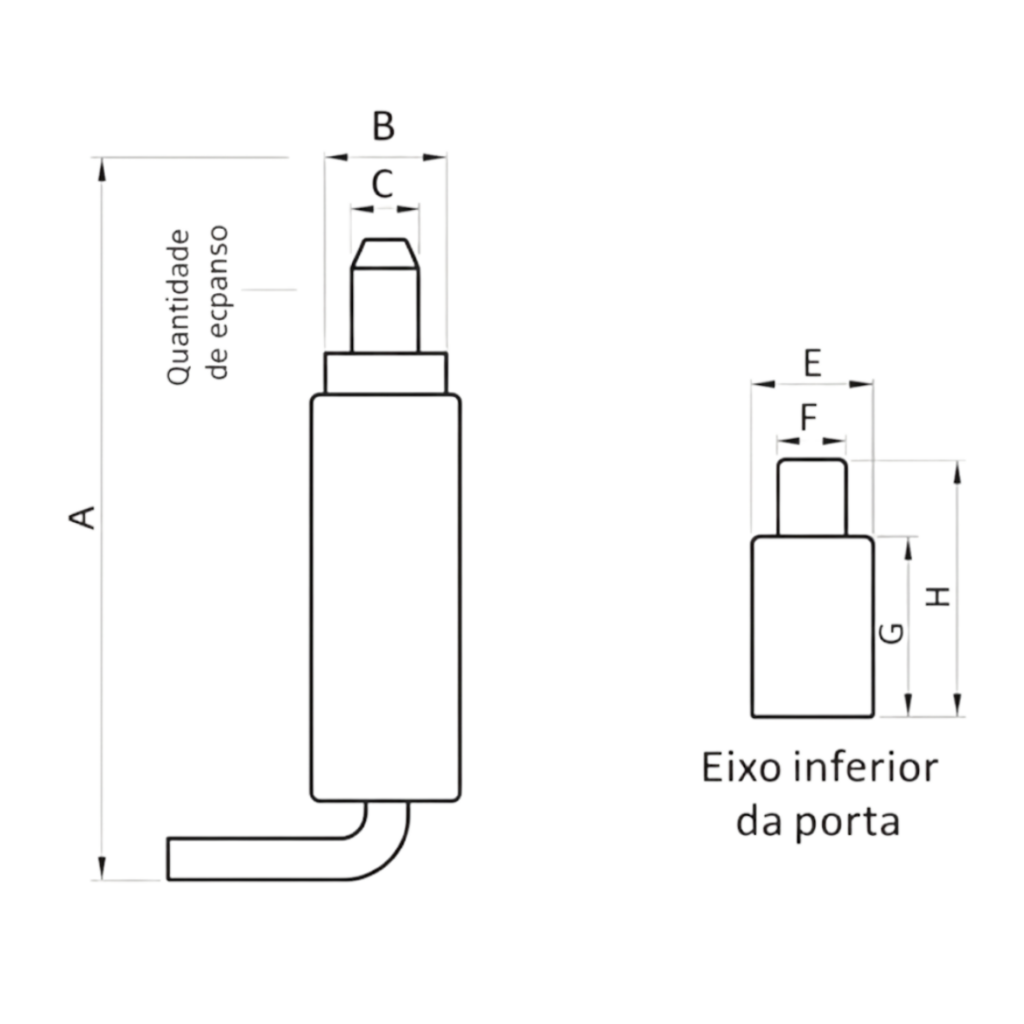 2 Dobradica Articulada Zincada