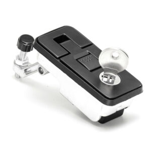 FECHO ESCOTILHA RETANGULAR ZAMAK PRETO