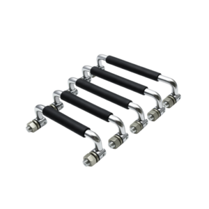 PUXADOR INDUSTRIAL RETRATIL DE AÇO INOX - COM ALÇA EMBORRACHADA