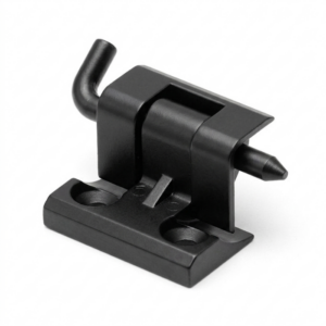 DOBRADIÇA SEMIEMBUTIDA 2 FURO ZAMAK PRETO