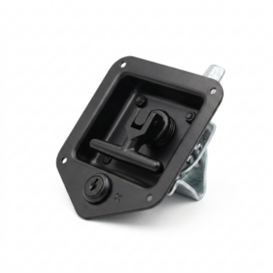 FECHO DE EMBUTIR TM ZAMAK PRETO - COM REGULAGEM