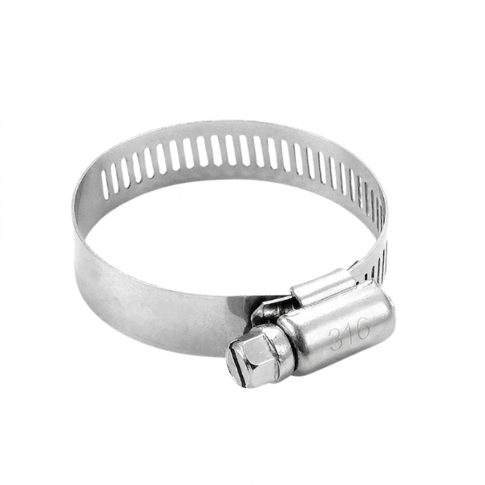 ABRAÇADEIRA ROSCA SEM FIM EM AÇO INOX 316 1 ABRAÇADEIRA ROSCA SEM FIM EM AÇO INOX 316